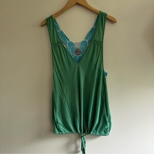 Free People appliqué back tank